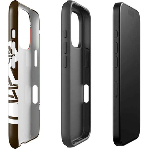 NFL Cleveland Browns Large Logo iPhone 16 Pro Impact Case